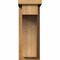 Ekena Millwork Huntington Rough Sawn Corbel w/Backplate, Western Red Cedar, 6"W x 12"D x 16"H COR06X12X16HUN01RWR - alternate 2